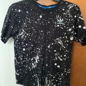 Men’s Adidas Black and White Graphic Tee